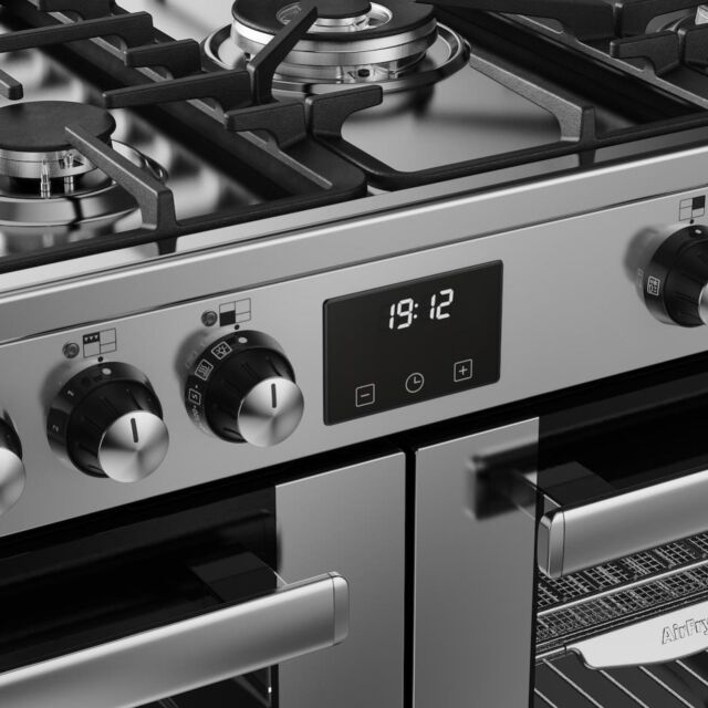 Belling RCA COOKCENTRE 100DF 100cm Dual Fuel Range Cooker - Stainless Steel