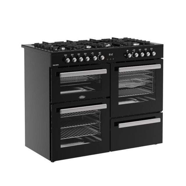 Belling RCA COOKCENTRE 110DF 110cm Dual Fuel Range Cooker - Black