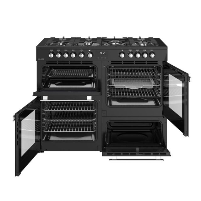Belling RCA COOKCENTRE 110DF 110cm Dual Fuel Range Cooker - Black