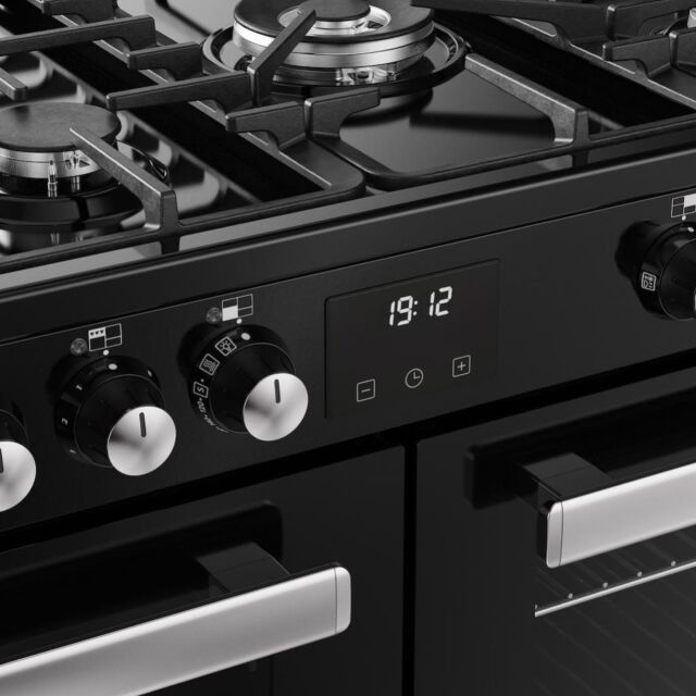 Belling RCA COOKCENTRE 110DF 110cm Dual Fuel Range Cooker - Black