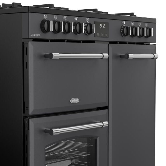 Belling RCA FARMHOUSE 90DF 90cm Dual Fuel Range Cooker - Anthracite