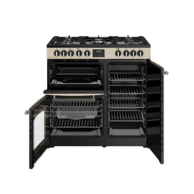 Belling RCA FARMHOUSE 90DF 90cm Dual Fuel Range Cooker - Cream