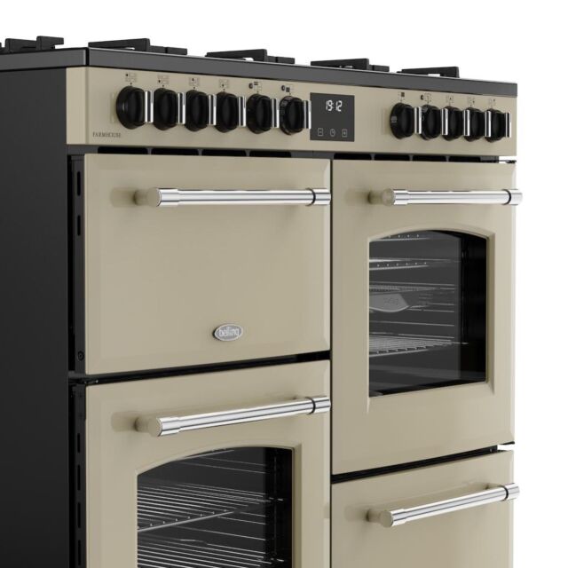 Belling RCA FARMHOUSE 100DF 100cm Dual Fuel Range Cooker - Cream