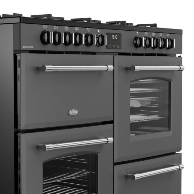 Belling RCA FARMHOUSE 110DF 110cm Dual Fuel Range Cooker - Anthracite