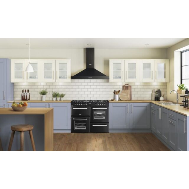 Belling RCA FARMHOUSE 110DF 110cm Dual Fuel Range Cooker - Black