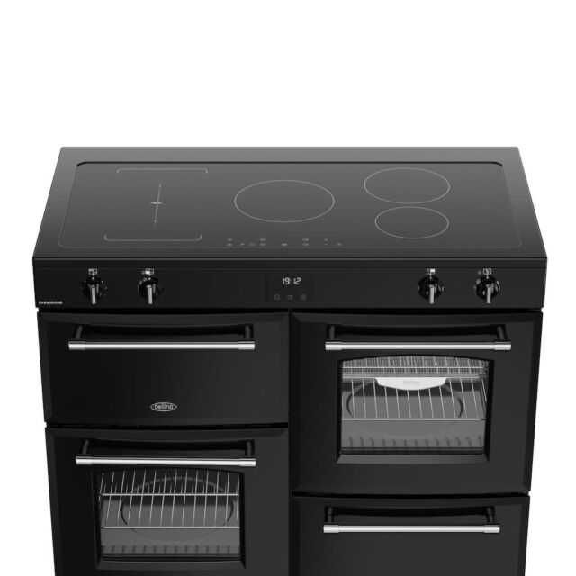 Belling RCA FARMHOUSE 110Ei 110cm Electric Induction Touch Range Cooker - Black