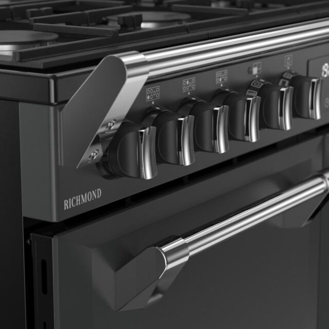 Stoves RCA RICH 100DF 100cm Richmond Dual Fuel Range Cooker - Anthracite