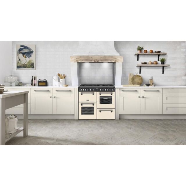 Stoves RCA RICH 100DF 100cm Richmond Dual Fuel Range Cooker - Cream