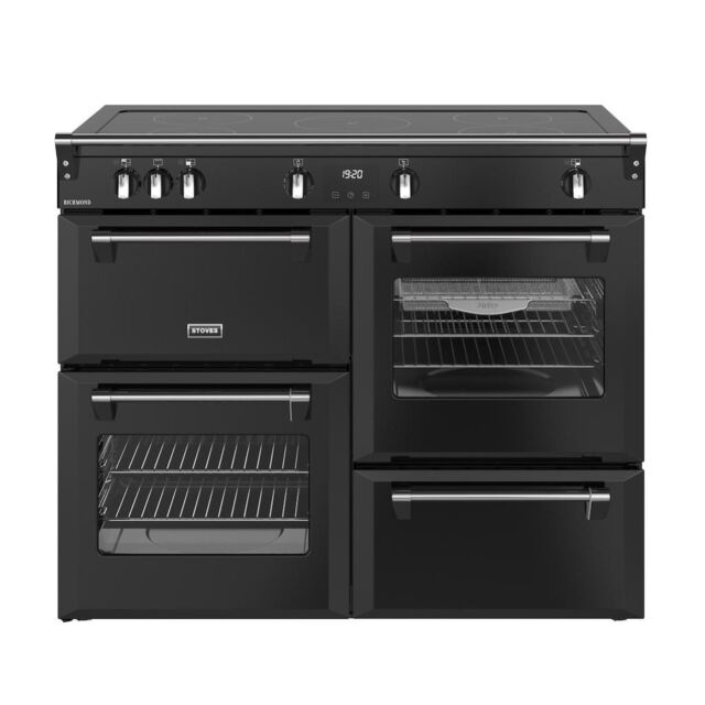 Stoves RCA RICH 110Ei TCH 110cm Richmond Electric Induction Touch Range Cooker - Black
