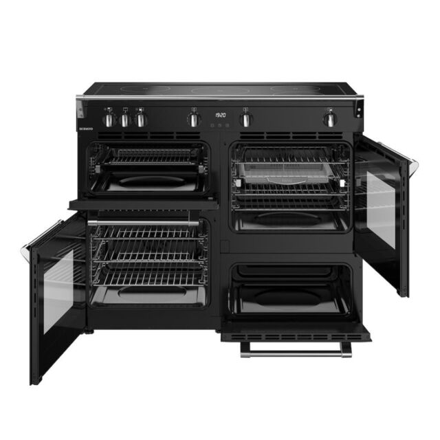 Stoves RCA RICH 110Ei TCH 110cm Richmond Electric Induction Touch Range Cooker - Black