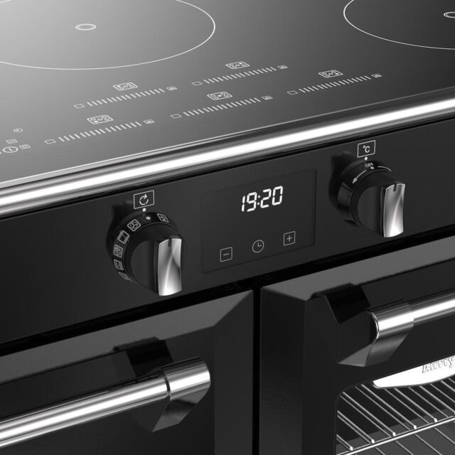 Stoves RCA RICH 110Ei TCH 110cm Richmond Electric Induction Touch Range Cooker - Black