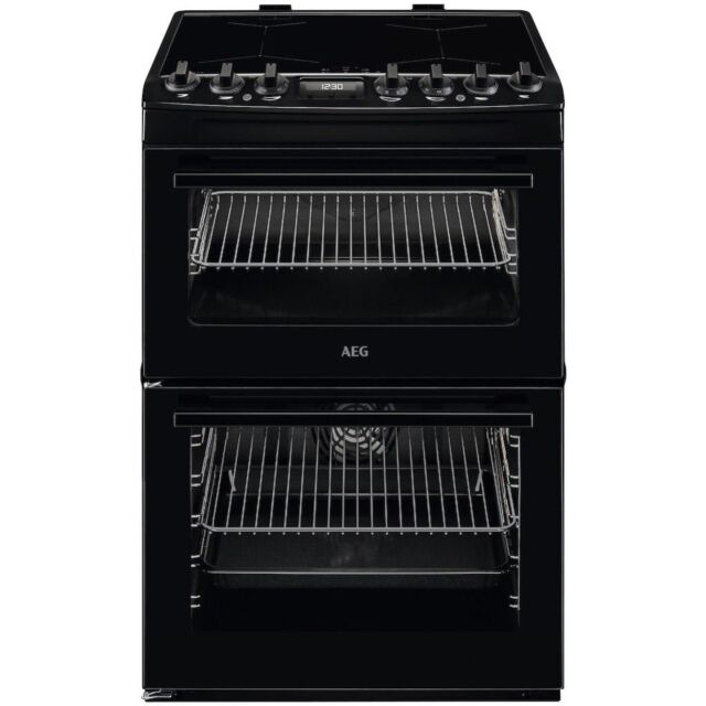 AEG CIX6540ACB Induction Electric Cooker with Double Oven