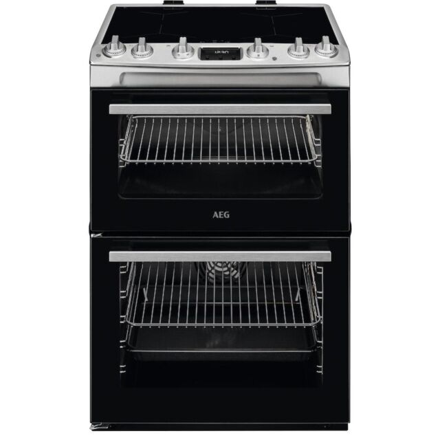 AEG CIX6540ACM Induction Electric Cooker with Double Oven