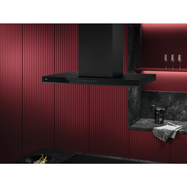 AEG DGE5861HM 80cm Integrated Cooker Hood - Stainless Steel