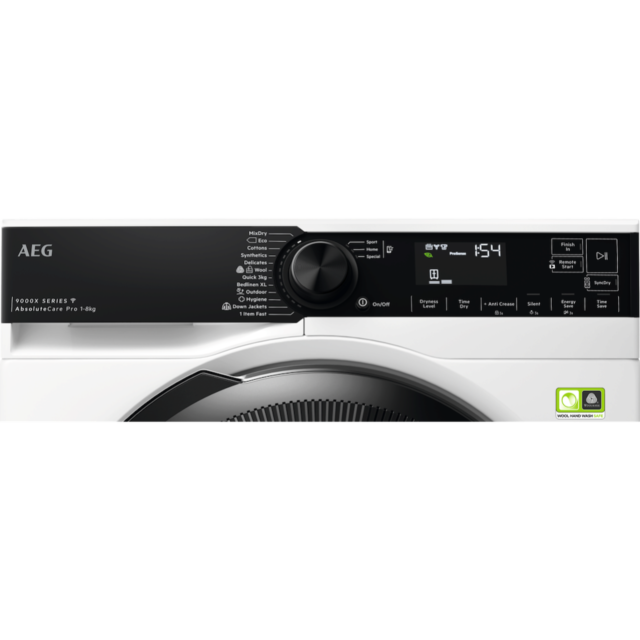 AEG TR948V4BC 9000X Series 8kg Heat Pump Tumble Dryer