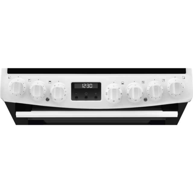 AEG CCX6740ACW Ceramic Electric Cooker with Double Oven