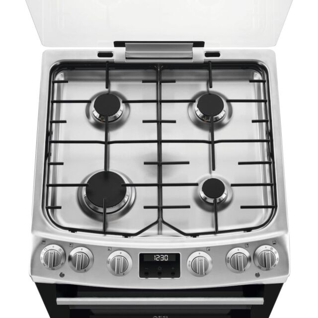 AEG CKX6540ACM 60cm Dual Fuel Double Cooker