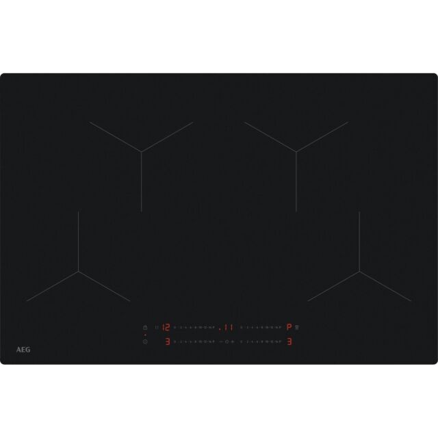 AEG TO84IA00IT SaphirMatt 80cm Induction Hob - Matt Black