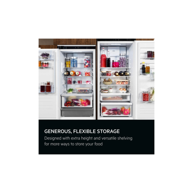 AEG NSC8M192DS 8000 Cooling 360° Integrated Fridge Freezer