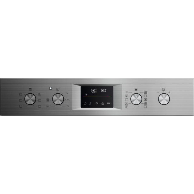 AEG OU5CP40M Built-In Electric Double Oven - Stainless Steel