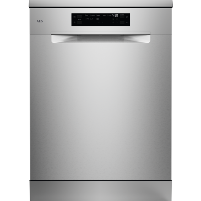 AEG GF6200C2SNM 60cm Full Size Freestanding Dishwasher - Stainless Steel