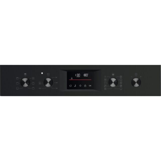 AEG OU5CP40B Built-In Electric Double Oven - Black