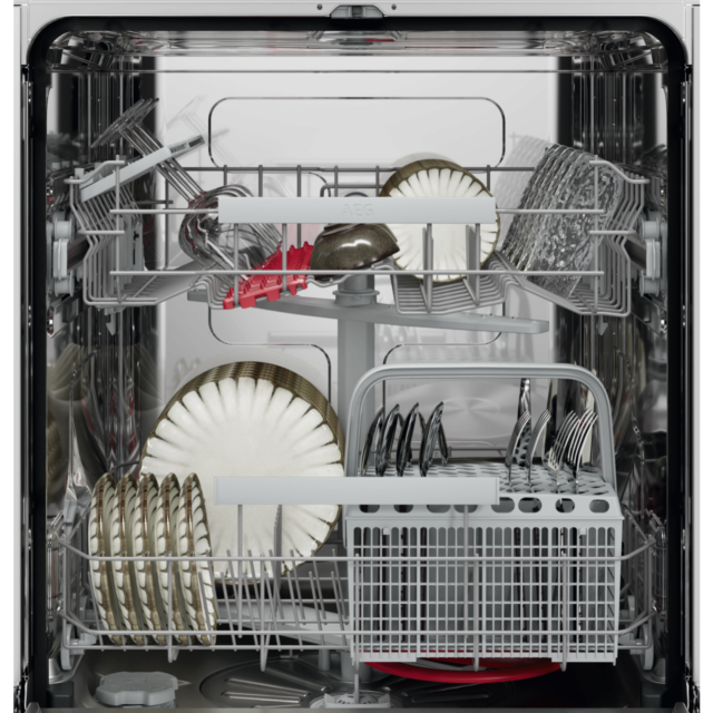 AEG GF6100C2SNW 60cm Full Size Freestanding Dishwasher - White