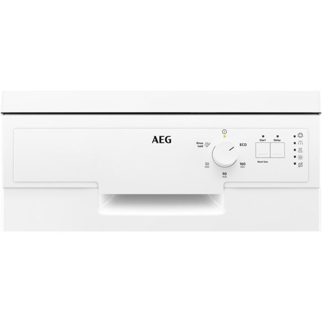 AEG FFX52507ZW 5000 AirDry Freestanding Slimline Dishwasher with AirDry Technology + 10 Place Settings