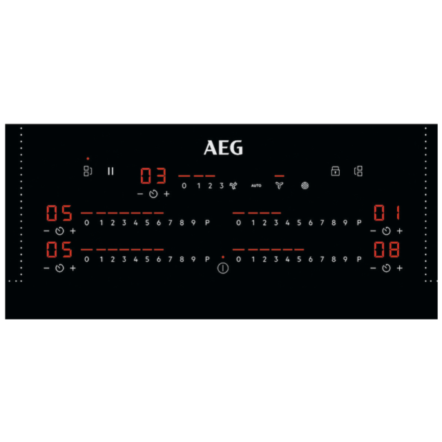 AEG CCE84751FB 83cm Recirculating Air Venting Flex Induction Hob