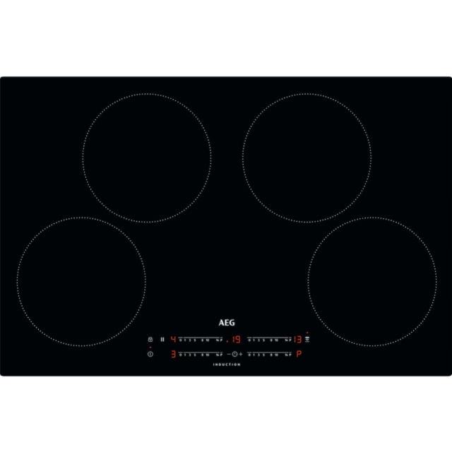 AEG IKX84401CB 3000 Basic Induction Induction Full Hob with Hob2Hood