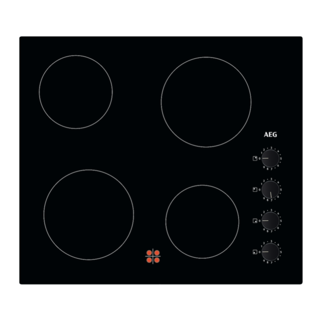 AEG HK614000CB 3000 Radiant Ceramic Hob