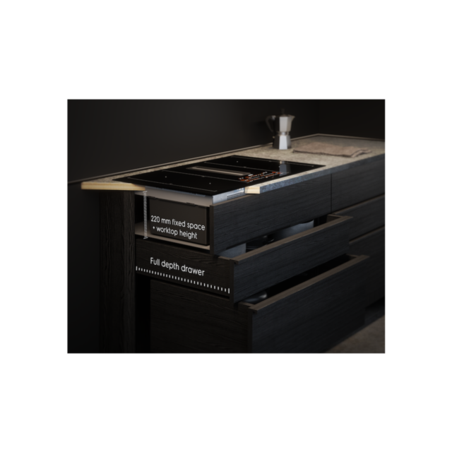 AEG CCE84751FB 83cm Recirculating Air Venting Flex Induction Hob