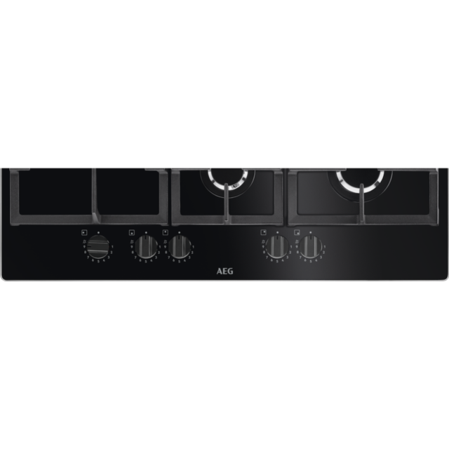 AEG HKB75820NB 6000 Gas on Glass Gas Hob