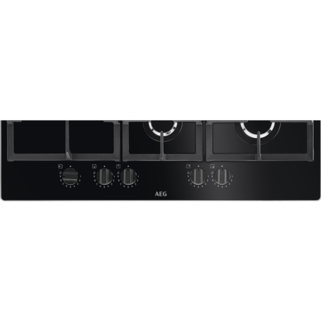 AEG HKB75820NB 6000 Gas on Glass Gas Hob