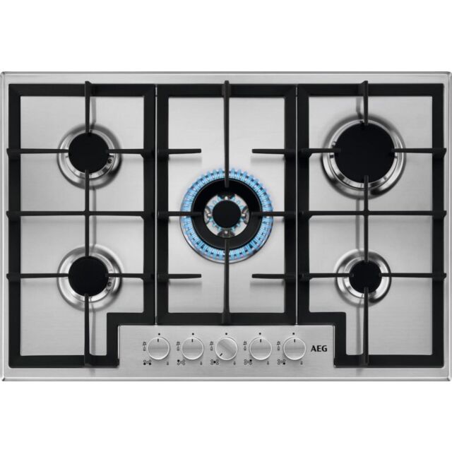 AEG HGX75400SM 3000 Slimline Gas Hob