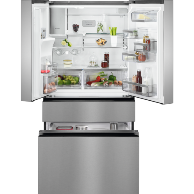 AEG RMB954E9VX 9000 Series American Style Fridge Freezer