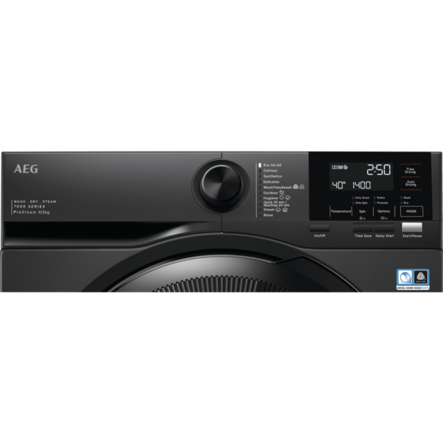 AEG LWR7196U4B 9kg/5kg 1600rpm Freestanding Washer Dryer