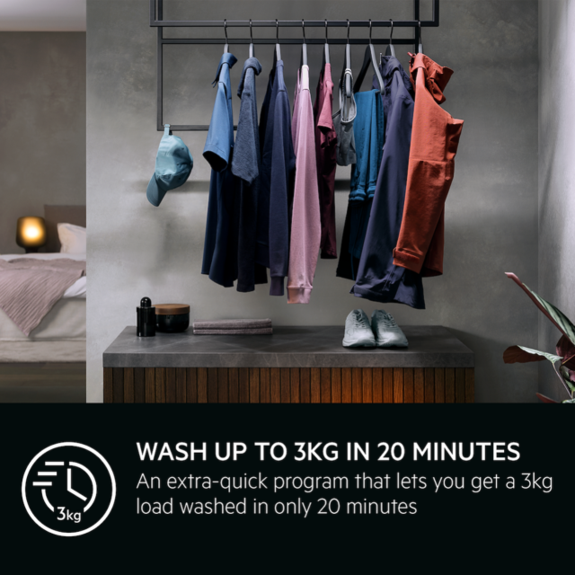 AEG LFR73944B 7000 Series Front Loading Full Size 9kg Washing Machine
