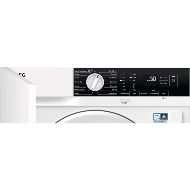 AEG LFX6G7434BI 6000 Series Front Loading Full Size 7kg Washing Machine