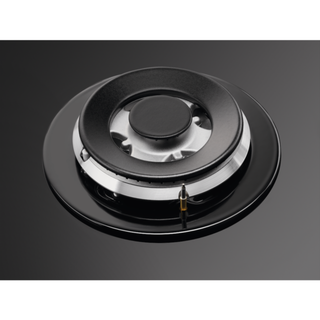 AEG HKB64450NB 8000 Gas on Glass Gas Hob with Hob2Hood