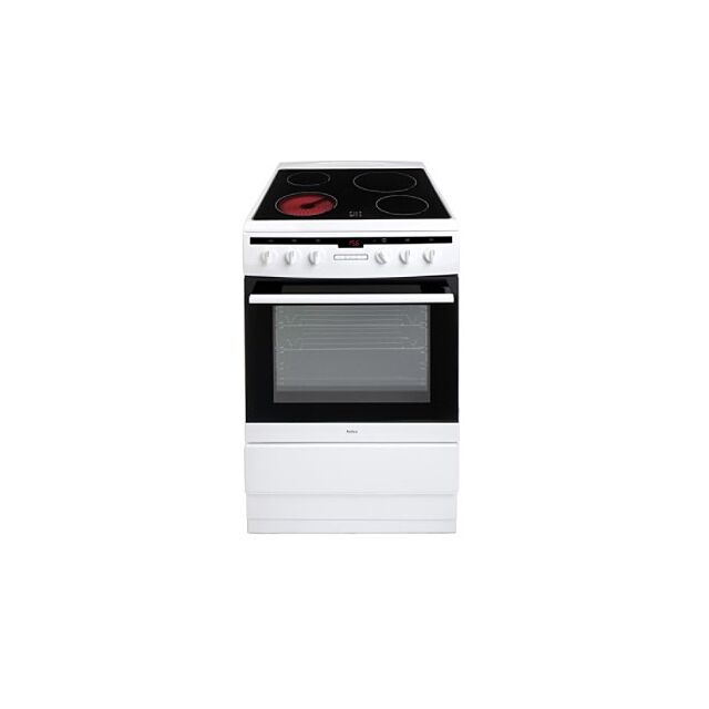 Amica 608CE2TAW 60cm Freestanding Electric Cooker with Ceramic Hob