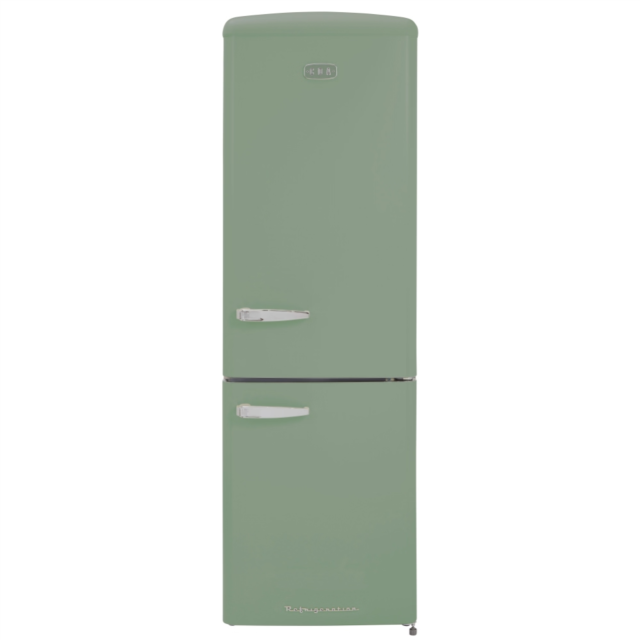 CDA Florence Meadow Retro 60cm Freestanding Frost Free 60/40 Fridge Freezer