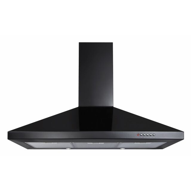 CDA ECH91BL 90cm Chimney Extractor