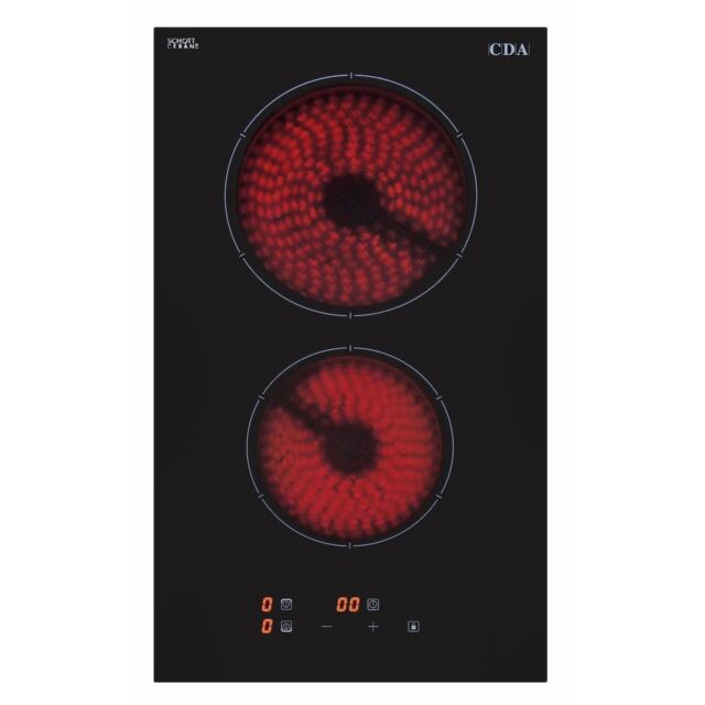 CDA HC3621FR Domino Two Zone Cermaic Hob