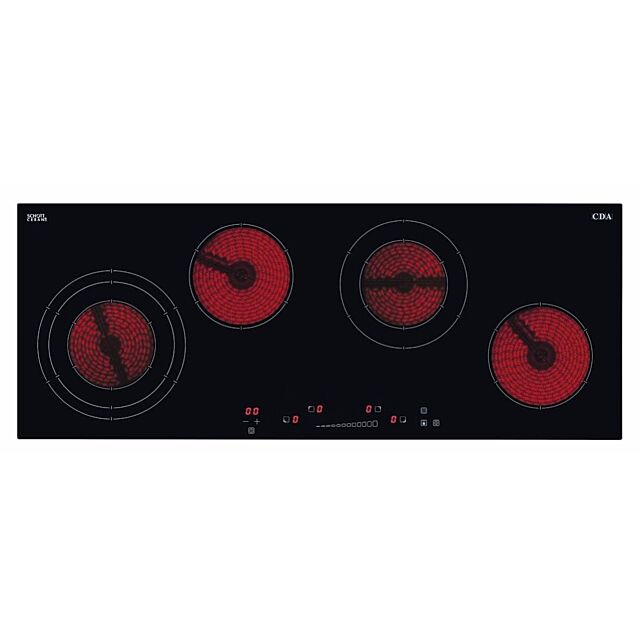 CDA HC9606FR Four Zone Ceramic Linear Hob