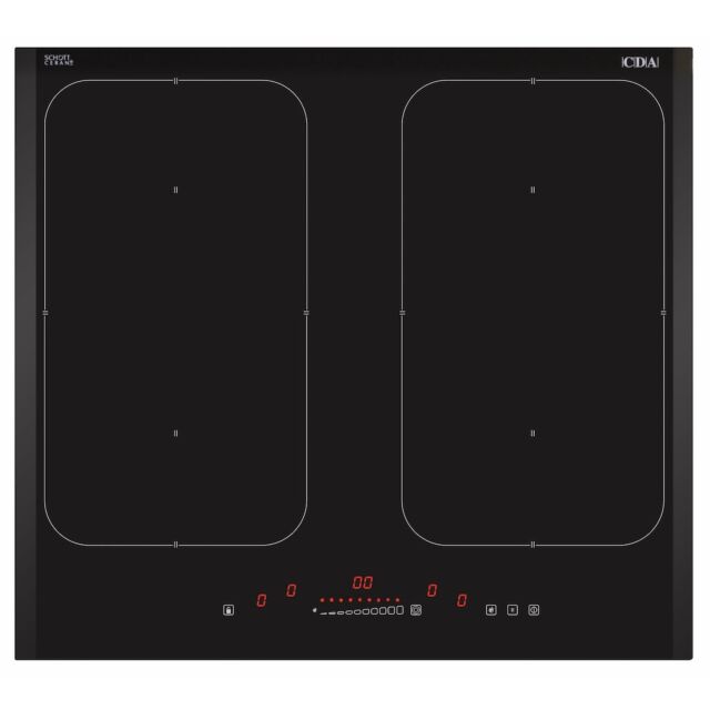 CDA HN6841FR Four Zone Induction Hob with Illuminated Front Edge