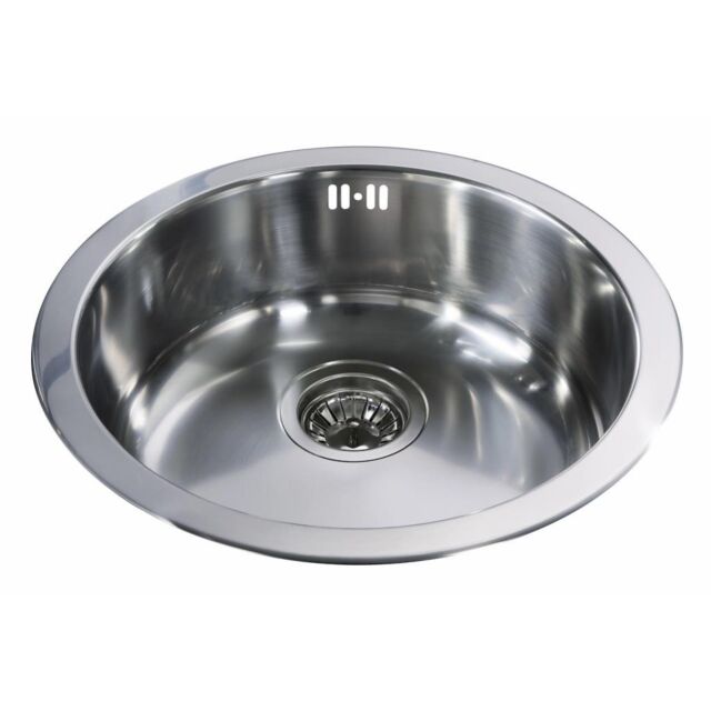 CDA KR21SS Single Round Bowl Sink