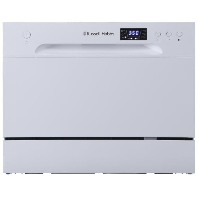 Russell Hobbs RHTTDW6W 6 Place Setting Table Top Dishwasher - White