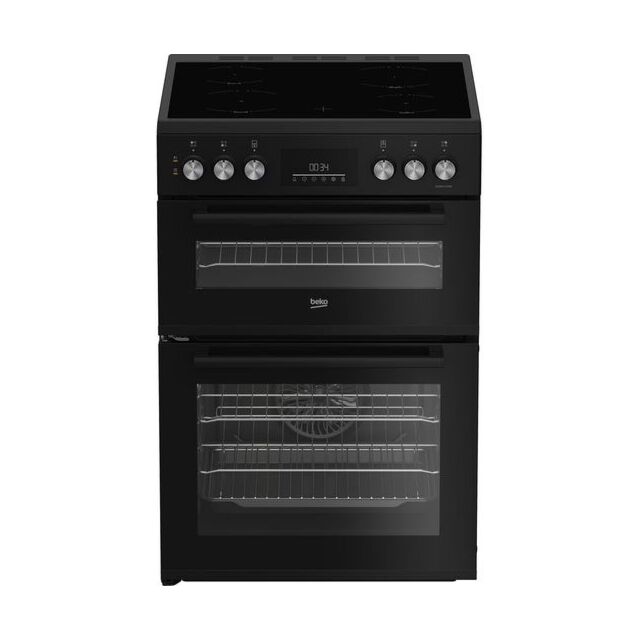 Beko FDC6731K Freestanding Electric Double Oven Cooker - Black