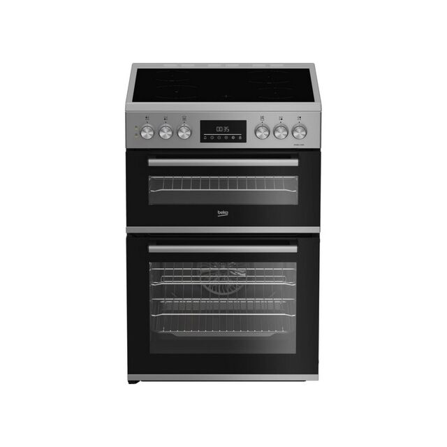 Beko FDC6731S Freestanding Electric Double Oven Cooker  - Silver